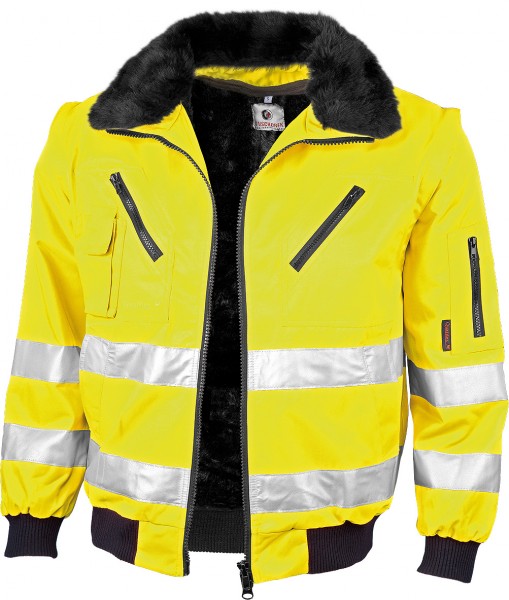 Qualitex Warnschutz Pilotenjacke warngelb