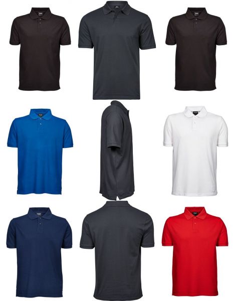 Tee Jays Poloshirt Herren einfarbig TJ1400